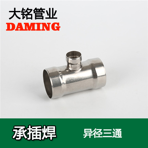 DN300*100 承插焊接式草莓视频官网變徑三通接頭（304 316L）